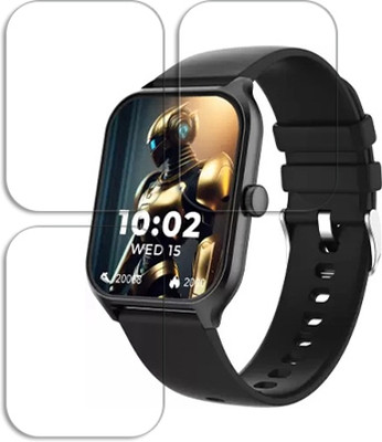 SOMTONE Edge To Edge Tempered Glass for beatXP Marv Sense 1.96 inch SMARTWATCH SCREEN GUARD(Pack of 3)