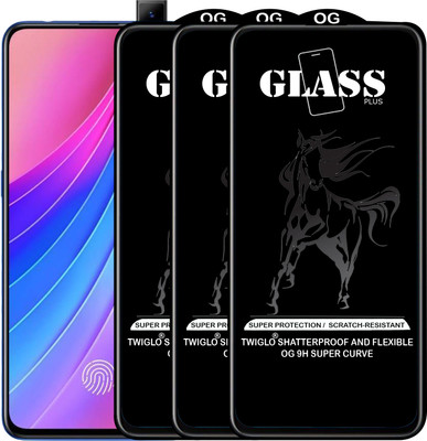 TWIGLO Edge To Edge Tempered Glass for VIVO V15 PRO(Pack of 3)