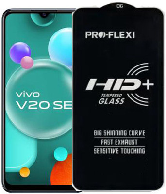 SM Styles Edge To Edge Tempered Glass for Vivo V20 SE(Pack of 1)