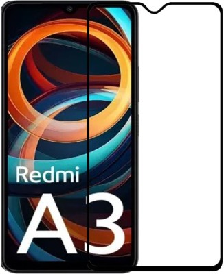 SNMART Edge To Edge Tempered Glass for Poco C61, Redmi A3, Redmi A3x(Pack of 1)