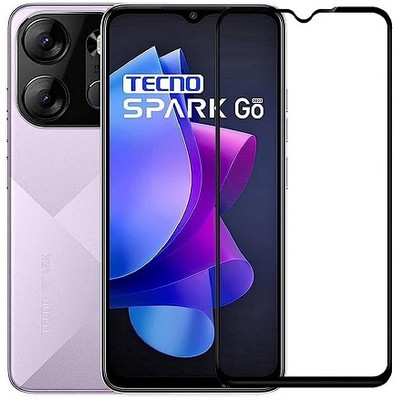 ChutPutMart Edge To Edge Tempered Glass for Tecno Pop 7 Pro Screen Protector Full HD(Pack of 1)