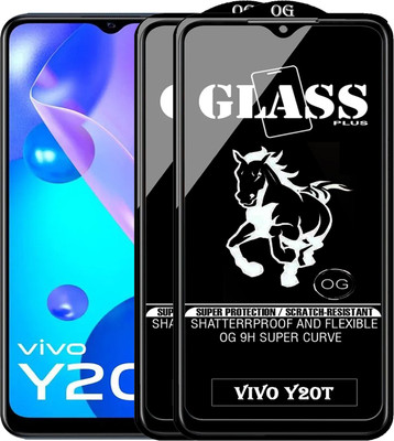 PFOAM Edge To Edge Tempered Glass for VIVO Y20T(Pack of 2)