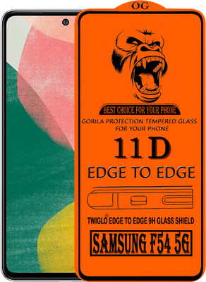 TWIGLO Edge To Edge Tempered Glass for SAMSUNG F54 5G(Pack of 1)