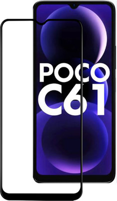VAlight Edge To Edge Tempered Glass for POCO C61, poco c61(Pack of 1)