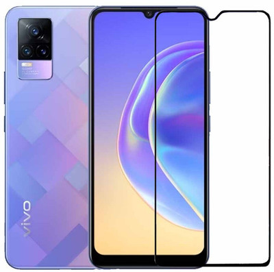 Expromium Edge To Edge Tempered Glass for Vivo V21 4G(Pack of 1)