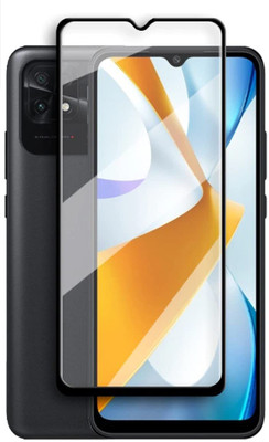 MD SmartBuy Edge To Edge Tempered Glass for POCO C40, POCO C40 Plus(Pack of 1)