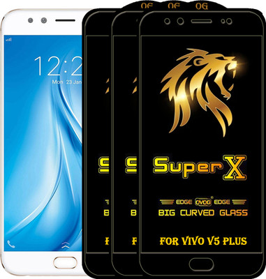 PFOAM Edge To Edge Tempered Glass for VIVO V5 PLUS(Pack of 3)