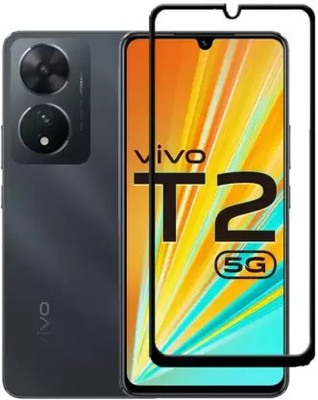 SMARTCASE Edge To Edge Tempered Glass for Vivo T2 5G, vivo T2 5G(Pack of 1)
