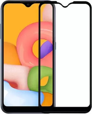 VISHZONE Edge To Edge Tempered Glass for SAMSUNG GALAXY A01(Pack of 1)