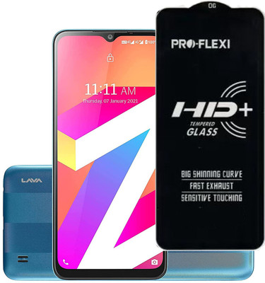 SM Styles Edge To Edge Tempered Glass for Lava Z3(Pack of 1)