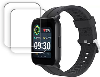 SOMTONE Edge To Edge Tempered Glass for realme TechLife Watch SZ100 1.69 inch SMARTWATCH SCREEN GUARD(Pack of 2)