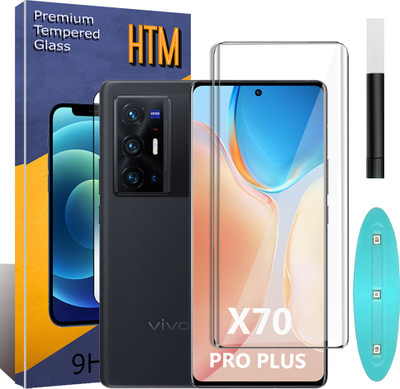 HTM Edge To Edge Tempered Glass for Vivo X70 Pro Plus(Pack of 1)