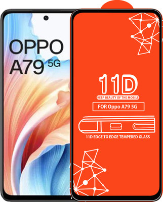 Qyist Edge To Edge Tempered Glass for Oppo A79 5G(Pack of 1)