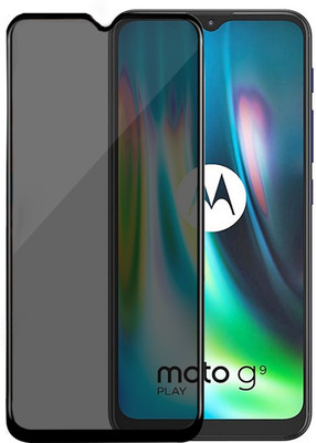 HUPSHY Edge To Edge Tempered Glass for Motorola Moto G9 Play(Pack of 1)