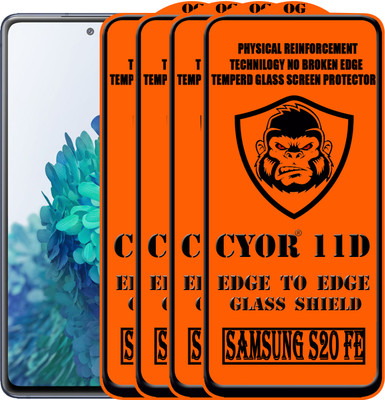 CYOR Edge To Edge Tempered Glass for SAMSUNG S20 FE(Pack of 4)