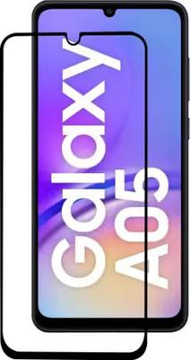 VISHRN CASES Edge To Edge Tempered Glass for SAMSUNG Galaxy A05(Pack of 1)