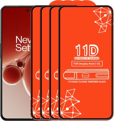 Roxel Edge To Edge Tempered Glass for Oneplus Nord 3 5G(Pack of 4)