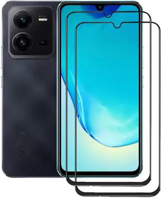 SNMART Edge To Edge Tempered Glass for vivo V25 5G(Pack of 2)