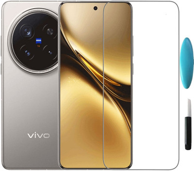 Kingo Edge To Edge Tempered Glass for Vivo X200, Vivo X200(Pack of 1)