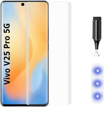 RVTCC Edge To Edge Tempered Glass for Vivo V25 Pro(Pack of 1)
