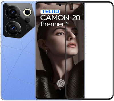NaturalBuy Edge To Edge Tempered Glass for Tecno Camon 20 Premier 5G [Premium Quality](Pack of 1)