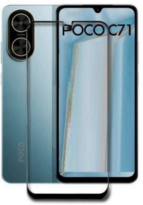 Flipkart SmartBuy Edge To Edge Tempered Glass for POCO C71(Pack of 1)
