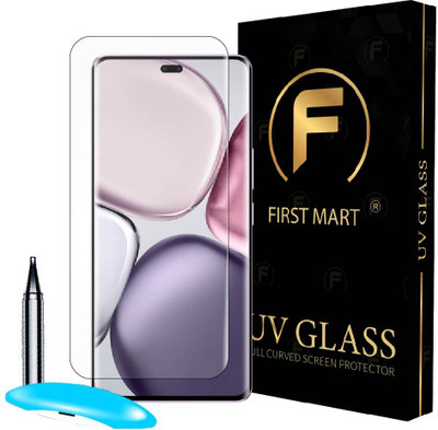 FIRST MART Edge To Edge Tempered Glass for Honor X9C 5G, Honor X9C, Advanced HD+ UV Guard(Pack of 1)