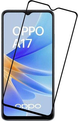 INFINITYWORLD Edge To Edge Tempered Glass for oppo A17(Pack of 1)