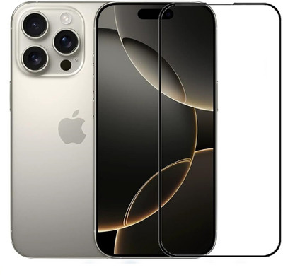 Flipkart SmartBuy Edge To Edge Tempered Glass for Apple iPhone 16 Pro Max, iPhone 16 Pro Max(Pack of 1)