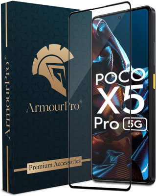 ArmourPro Edge To Edge Tempered Glass for Poco X5 Pro 5G, Redmi X5 5G(Pack of 1)