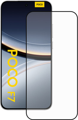 NEXZONE Edge To Edge Tempered Glass for POCO F7 5G(Pack of 1)