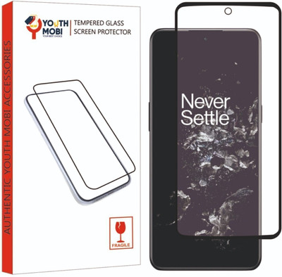 YOUTH MOBI Edge To Edge Tempered Glass for OnePlus 10R 5G, Oneplus 10R, OnePlus 10T 5G, oneplus 10T(Pack of 1)