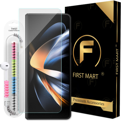 FIRST MART Edge To Edge Tempered Glass for Samsung Galaxy Z Fold 4 5G, Samsung Galaxy Z Fold4, Borderless Protection(Pack of 1)