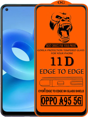 CYOR Edge To Edge Tempered Glass for OPPO A95 5G(Pack of 1)