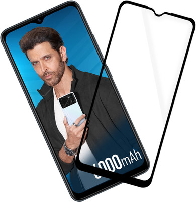 HUPSHY Edge To Edge Tempered Glass for itel P40(Pack of 1)