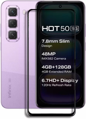 Flipkart SmartBuy Edge To Edge Tempered Glass for Infinix HOT 50 5G(Pack of 1)