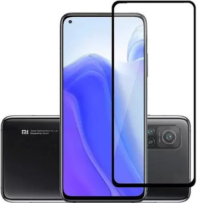 VISHRN Edge To Edge Tempered Glass for Mi 10T Lite 5G(Pack of 1)