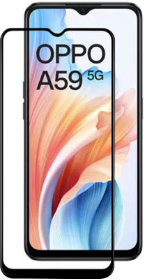 VAlight Edge To Edge Tempered Glass for OPPO A59 5G, oppo a59 5g(Pack of 1)