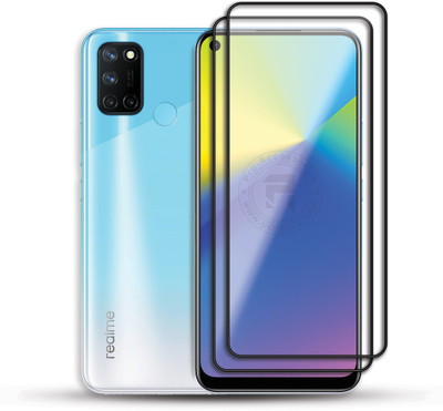 PROACCS Edge To Edge Tempered Glass for REALME 7I(Pack of 2)