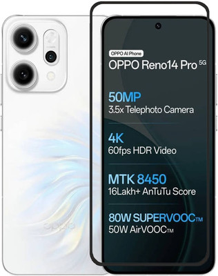 BRENZZ Edge To Edge Tempered Glass for OPPO Reno14 Pro 5G(Pack of 1)
