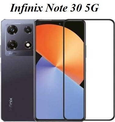 DSCASE Edge To Edge Tempered Glass for Infinix Note 30 5G(Pack of 1)