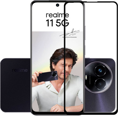 NSTAR Edge To Edge Tempered Glass for Realme 11 5G(Pack of 1)