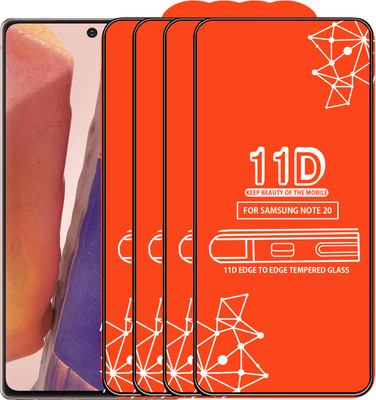 Roxel Edge To Edge Tempered Glass for Samsung Galaxy Note 20(Pack of 4)