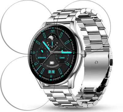 ARBAN Edge To Edge Tempered Glass for Pebble Cosmos Bold Pro 1.39 inch SMARTWATCH SCREEN GUARD(Pack of 3)