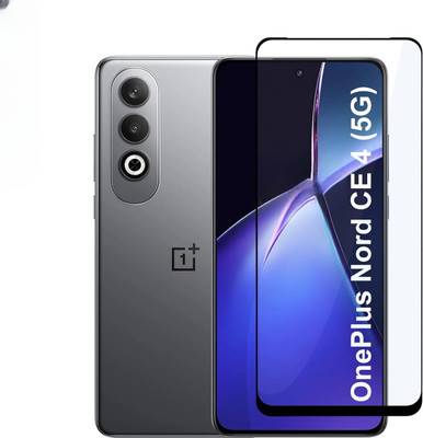 SDH CARE Edge To Edge Tempered Glass for OnePlus Nord CE 4 5G, 2.5D Curved Edge Premium Tempered Glass for Ultimate Protection(Pack of 1)