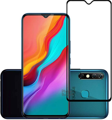 NIMMIKA ENTERPRISES Edge To Edge Tempered Glass for Infinix Hot 8 D+ Tempered Glass(Pack of 1)