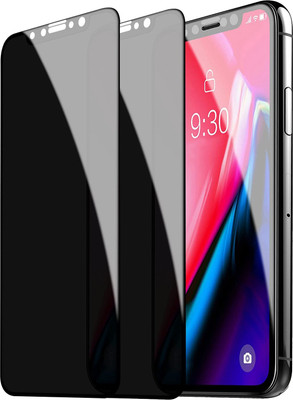 Pidgeot Edge To Edge Tempered Glass for Apple iPhone X(Pack of 2)