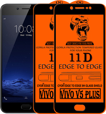 CYOR Edge To Edge Tempered Glass for VIVO V5 PLUS(Pack of 2)