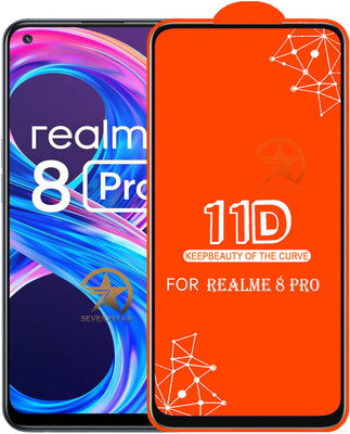SEVEN7STAR Edge To Edge Tempered Glass for Realme 8 Pro(Pack of 1)