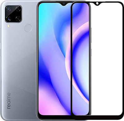 Gorilla Glass Edge To Edge Tempered Glass for Realme C15(Pack of 1)